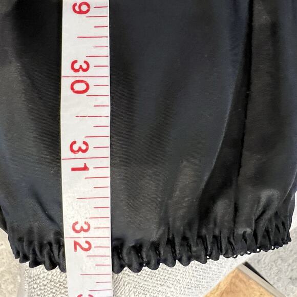 Vintage Lady Lynne SHINY Liquid SATIN Half Slip Small Bandeau Top Cinema Et Toil - Picture 12 of 16